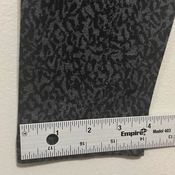 Lysse Sketch Animal Leggings Women XS Charcoal Black NEW High Waist Shaping - Picture 11 of 15